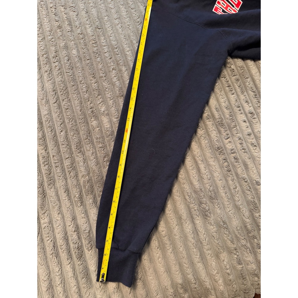 Champion University of Arizona Wildcats Sweatshirt Navy Blue Raw Cut Neckline - Picture 5 of 7